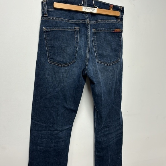 7 for all mankind jeans slimmy straigth leg blue jeans size 30 - Picture 5 of 8